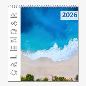 Шаблон за календар със снимки за пътуване