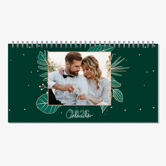 Шаблон за календар със сватбени снимки