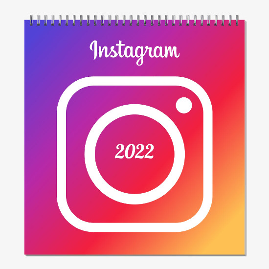 Шаблон за календар в Instagram