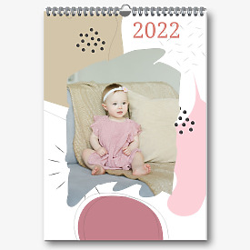 Шаблон за стенен Детски календар